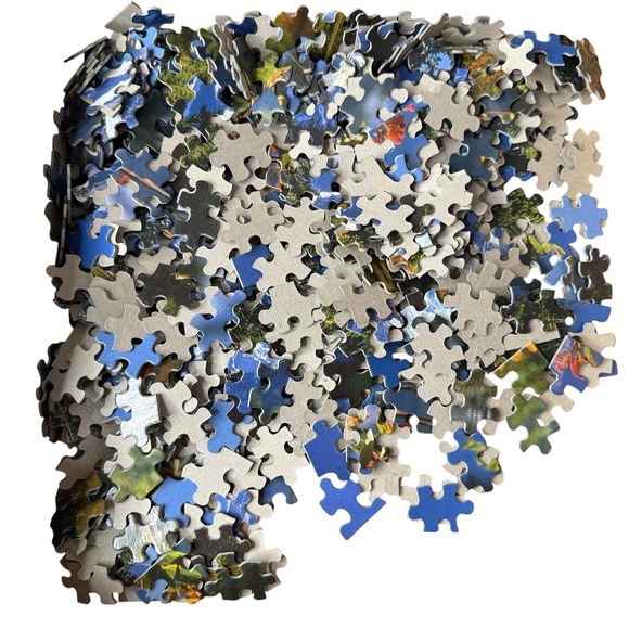 VTG 1996 Mt. Shuksan WA PNW Jigsaw Puzzle 550 pc Hoyle Products 18x24 USA - Picture 3 of 8